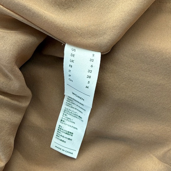 Merino Wool Wrap Midi Skirt - Picture 6 of 11